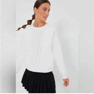Tuckernuck White Cable Knit Reid Sweatshirt
TNUCK SPORT